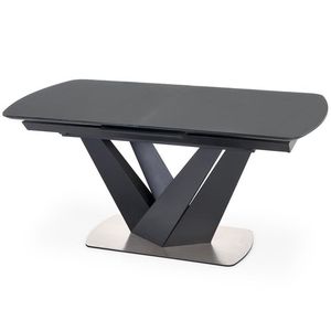 HALMAR Patrizio rozkladací jedálenský stôl tmavosivá / čierna vyobraziť