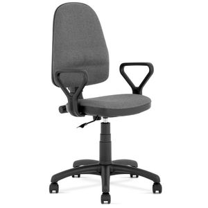 HALMAR Bravo kancelárska stolička s podrúčkami sivá / čierna vyobraziť
