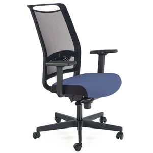 HALMAR Gulietta kancelárska stolička s podrúčkami čierna / modrá vyobraziť