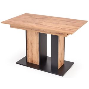 HALMAR Dolomit rozkladací jedálenský stôl dub wotan / čierna vyobraziť
