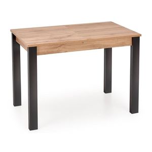 HALMAR Gino rozkladací jedálenský stôl dub wotan / čierna vyobraziť