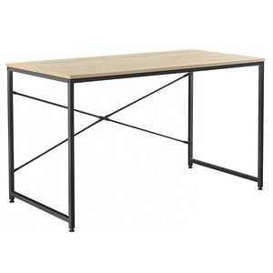 KONDELA Mellora 90 písací stôl dub / čierna vyobraziť