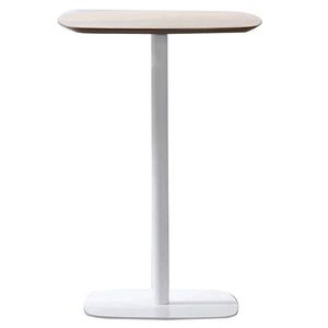 KONDELA Harlov barový stôl dub / biela vyobraziť