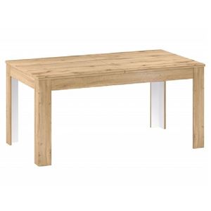 KONDELA Pusan S rozkladací jedálenský stôl dub apalačský / biela vyobraziť