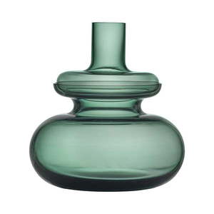 Zelená sklenená váza Inu - Zone vyobraziť