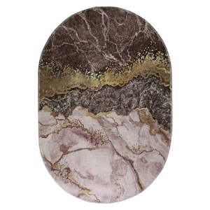 Umývateľný koberec v hnedo-zlatej farbe 80x120 cm – Vitaus vyobraziť