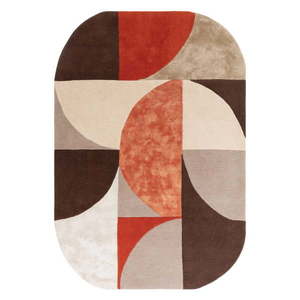 Vlnený koberec v tehlovej farbe 160x230 cm Spice – Asiatic Carpets vyobraziť