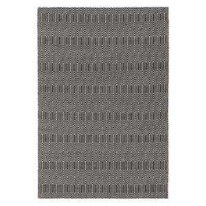 Čierny vlnený koberec 100x150 cm Sloan – Asiatic Carpets vyobraziť