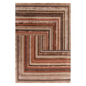 Vlnený koberec v tehlovej farbe 160x230 cm Network Terracotta – Asiatic Carpets vyobraziť