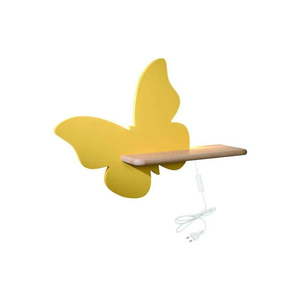 Žlté detské svietidlo Butterfly - Candellux Lighting vyobraziť