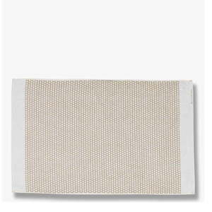 Bielo-béžová textilná kúpeľňová predložka 50x80 cm Grid – Mette Ditmer Denmark vyobraziť