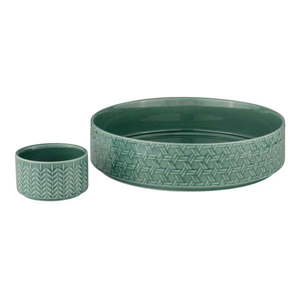 Tyrkysové porcelánové servírovacie misy v súprave 2 ks ø 30 cm Heath Jade – Ladelle vyobraziť