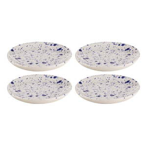 Bielo-modré dezertné taniere z kameniny v súprave 4 ks ø 18 cm Carnival – Ladelle vyobraziť