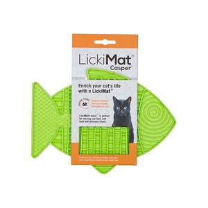 Lízacia podložka pre mačky Casper Green – LickiMat vyobraziť