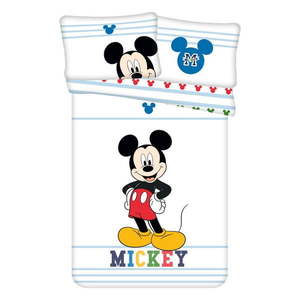 Bavlnené detské obliečky do postieľky 100x135 cm Mickey – Jerry Fabrics vyobraziť