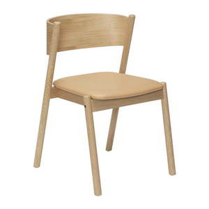Jedálenské stoličky z dubového dreva Oblique - Hübsch vyobraziť