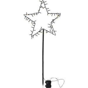 Čierna vonkajšia svetelná dekorácia s vianočným motívom Spiky – Star Trading vyobraziť