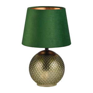 Stolová lampa v zeleno-bronzovej farbe (výška 29 cm) Jonna – Trio vyobraziť