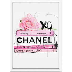 Plagát 20x30 cm Books Chanel - Piacenza Art vyobraziť