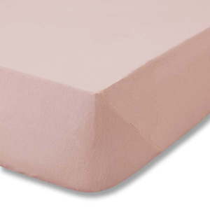 Ružová bavlnená plachta 90x190 cm - Catherine Lansfield vyobraziť