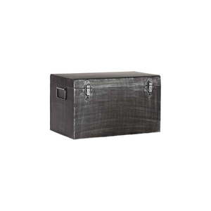 Čierny kovový úložný box LABEL51, dĺžka 30 cm vyobraziť