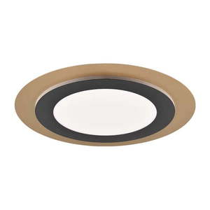 LED stmievateľné stropné svietidlo čierno-zlatej farbe ø 45 cm Morgan – Trio vyobraziť