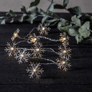 Svetelná reťaz s vianočným motívom počet žiaroviek 10 ks dĺžka 135 cm Izy Snowflakes – Star Trading vyobraziť