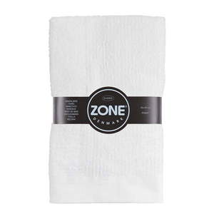 Biely bavlnený uterák Zone Classic, 50 × 100 cm vyobraziť