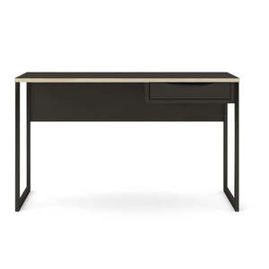 Čierny pracovný stôl Tvilum Function Plus, 130 x 48 cm vyobraziť
