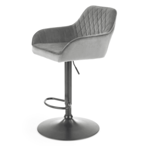 Sconto Barová stolička SCH-103 sivá/čierna vyobraziť