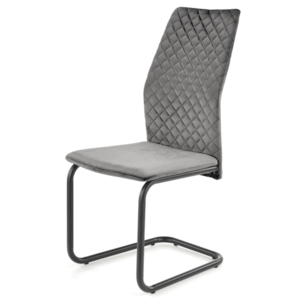 Sconto Jedálenská stolička SCK-444 sivá/čierna vyobraziť