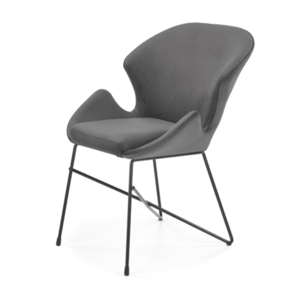 Sconto Jedálenská stolička SCK-458 sivá/čierna vyobraziť