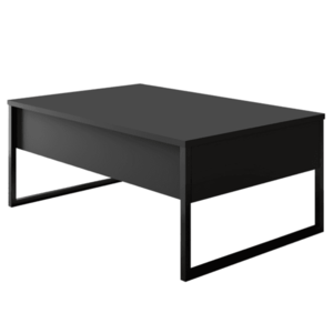 Sconto Konferenčný stolík LUXE antracitová/čierna vyobraziť