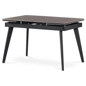 Sconto Jedálenský stôl GAREN sivý mramor/čierna vyobraziť
