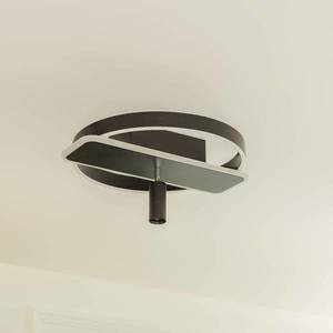 Lucande Lucande Damivan stropné LED svetlo okrúhle čierna vyobraziť