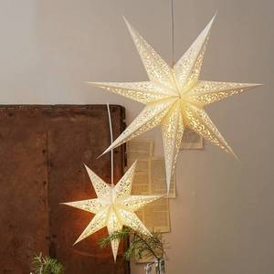 STAR TRADING Papierová hviezda Lace bez osvetlenia Ø 45cm biela vyobraziť