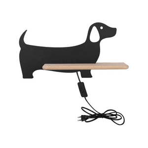 Čierne detské svietidlo Dog - Candellux Lighting vyobraziť