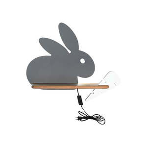 Sivé detské svietidlo Rabbit - Candellux Lighting vyobraziť