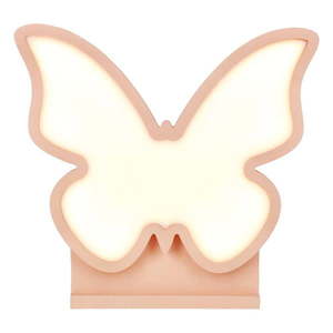Ružová detská lampička Butterfly - Candellux Lighting vyobraziť