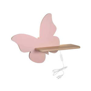 Ružové detské svietidlo Butterfly - Candellux Lighting vyobraziť