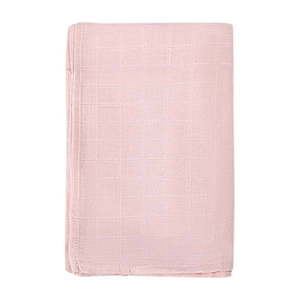 Ružová bavlnená detská deka 120x120 cm Bebemarin – Mijolnir vyobraziť