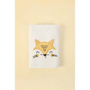 Krémovobiely bavlnený detský uterák 50x75 cm Foxy - Foutastic vyobraziť