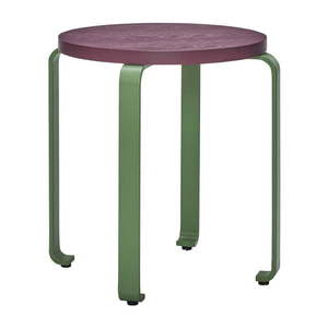 Zeleno-fialová stolička z jaseňového dreva Smile - Hübsch vyobraziť