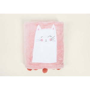 Ružová bavlnená detská deka 75x120 cm Kitty – Mijolnir vyobraziť