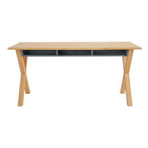 Pracovný stôl s doskou v dubovom dekore 70x160 cm Luca - Woodman vyobraziť