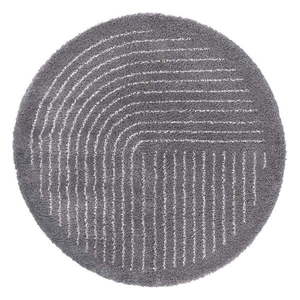 Tmavosivý okrúhly koberec ø 160 cm Dion – Hanse Home vyobraziť