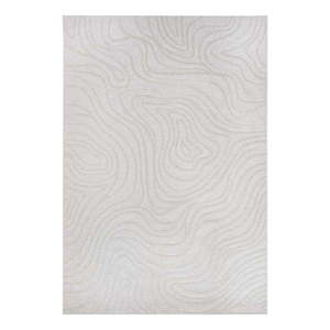 Krémovobiely vonkajší koberec 194x290 cm – Elle Decoration vyobraziť