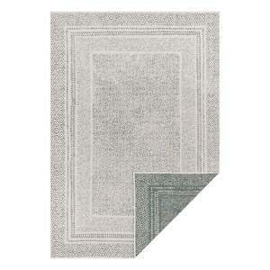 Zeleno-biely vonkajší koberec Ragami Berlin, 80 x 150 cm vyobraziť