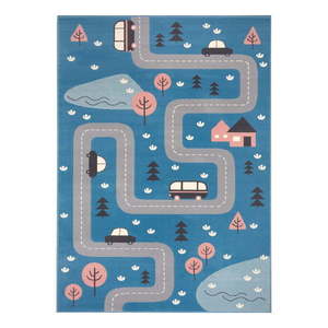 Modrý detský koberec 80x150 cm Adventures – Hanse Home vyobraziť