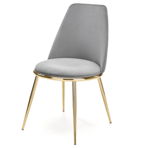 Sconto Jedálenská stolička SCK-460 sivá/zlatá vyobraziť